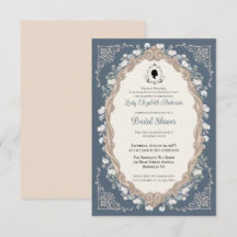 Budget Purple Florals Bridgerton Bridal Shower