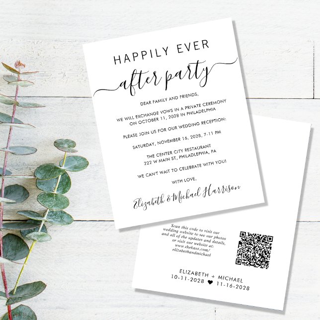 Budget QR Code Hochzeitsempfang Save the Date (Von Creator hochgeladen)