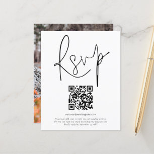 Budget QR Code Script Foto Hochzeit RSVP