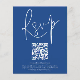 Budget QR Code Skript Hochzeit Blue UAWG