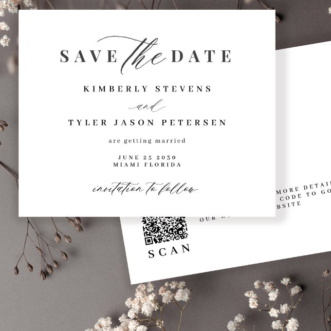 Budget QR CODE Skript Hochzeit speichern Sie das D (Von Creator hochgeladen)