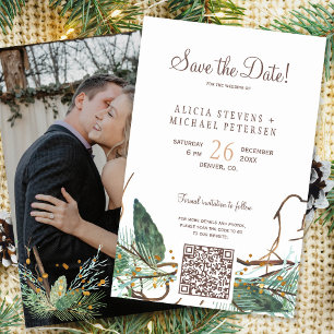 Budget QR-Code Wald FOTO Hochzeit Termin speichern