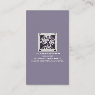 Budget QR Code Website UAWG Hotel Wedding Details Begleitkarte