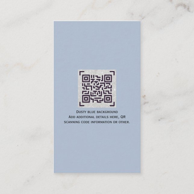 Budget QR Code Website UAWG Hotel Wedding Details Begleitkarte (Rückseite)