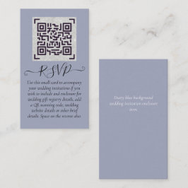Budget QR Code Website UAWG Hotel Wedding Details Visitenkarte