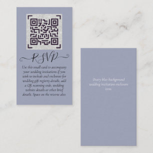 Budget QR Code Website UAWG Hotel Wedding Details Visitenkarte