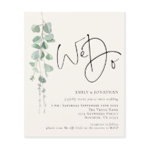 Budget QR Sage Eukalyptus Cream We Do Wedding
