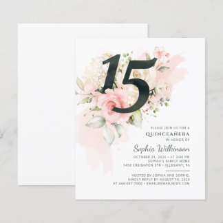 Budget Quinceanera 15. Geburtstag Blumenladen