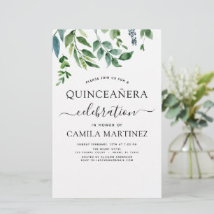 Budget Quinceanera Frühjahr botanische Grünpflanze