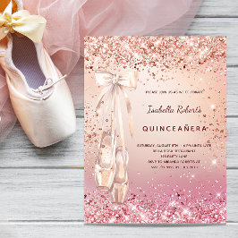 Budget Quinceanera Rose Gold Rosa Ballerina