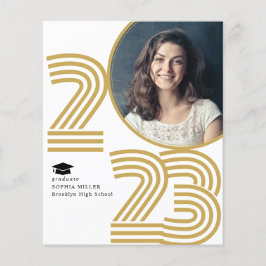 Budget Retro Grad Foto Abschluss Card