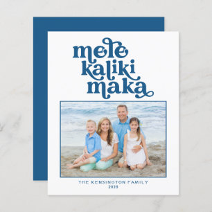 Budget Retro Mele Kalikimaka Weihnachts-Foto