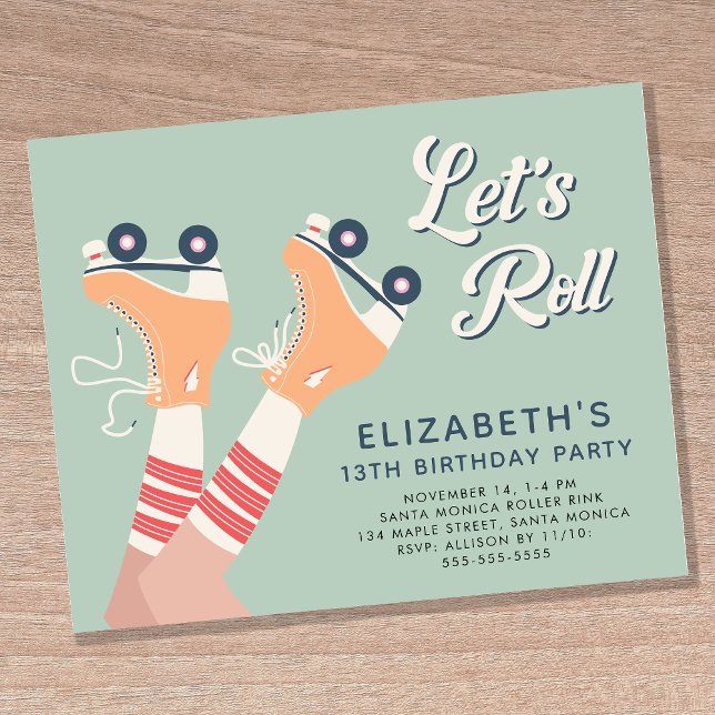 Budget Roller Skaten Girls Geburtstagsparty (Von Creator hochgeladen)