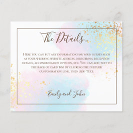 Budget Rosa Aquamarine Aquarellgoldverheiratung De