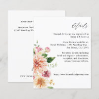 Budget Rosa & Pfirsichblüten & Grünflächen Details