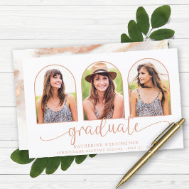 BUDGET Rose Gold Foil Marmor 3 Foto Abschluss
