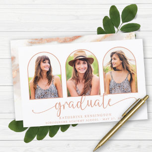BUDGET Rose Gold Foil Marmor 3 Foto Abschluss