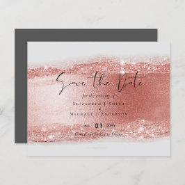 Budget Rose Gold Glitzer Foil Look Hochzeit