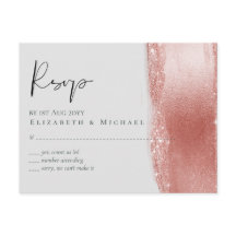 Budget Rose Gold Glitzer Foil Look Hochzeit