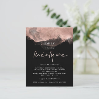 Budget Rose Gold Glitzer Tinte 21. Party Schwarz