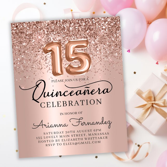 Budget Rose Goldene Forelle Quinceañera Birthday E (Von Creator hochgeladen)