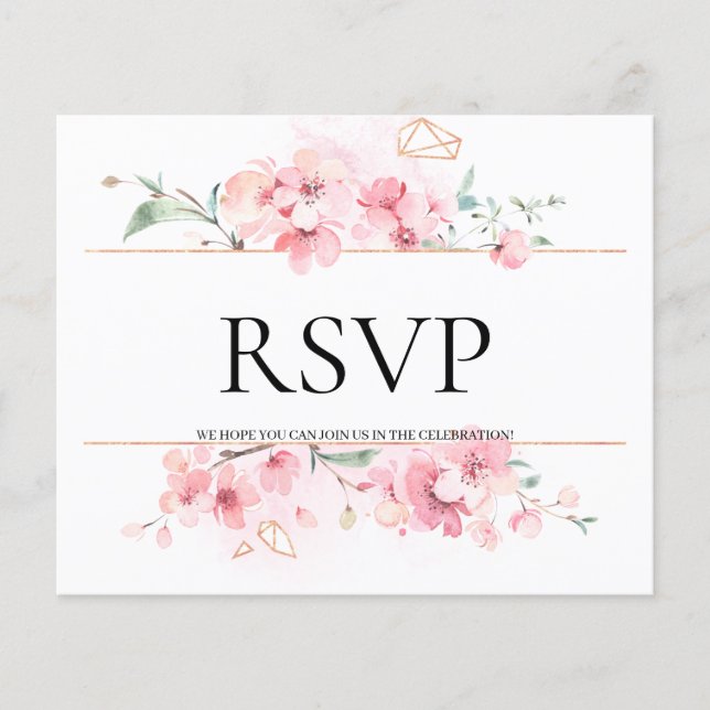 BUDGET/ RSVP Card-Flyer. Flyer (Vorne)