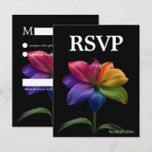 🌈 Budget RSVP Technicolor Liebe