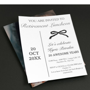  Budget-Ruhestands-Lunchparty-Einladung   Flyer