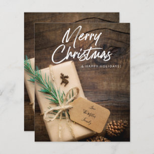 Budget Rustic Rentier & Present Frohe Weihnachten