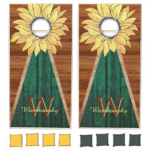 Budget Rustic Sonnenblume Smaragdgrüner Wald