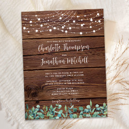 Budget Rustic String Lights QR Code Wedite