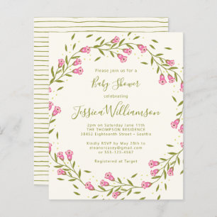 Budget Rustikal Pink Garden Blume Kinderdusche