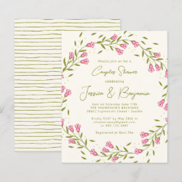 Budget Rustikal Rosa Garden Blume Paare Dusche