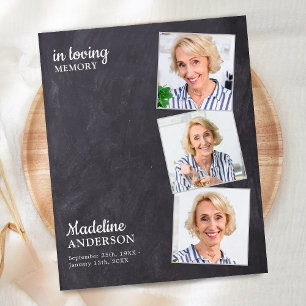 Budget Rustikale 3-Foto Gedenkfeier