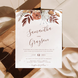 Budget Rustikale Neutrale Boho Blumen Hochzeitsein