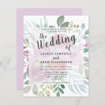 Budget Rustikale Rose Dusty Pink Hochzeit Einladun