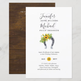 BUDGET Rustikale Sonnenblume Horseshoe Barn Weddin