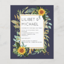 Budget Rustikale Sonnenblumen BOHO Greenerity Wedd