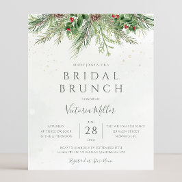 Budget Rustikale Winter Greenerie Bridal Brunch Ei