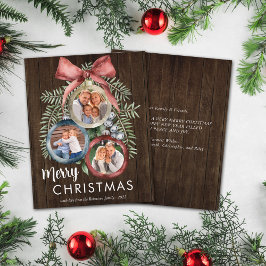 Budget Rustikales Holz 3 Foto Weihnachtsausstellun