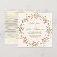 Budget Rustikales Rosa Garden Blume Brautparty