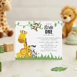 Budget Safari Wild One Baby Shower Jungle Animals