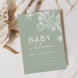 Budget Sage Green Wildblume Baby in Bloom Baby