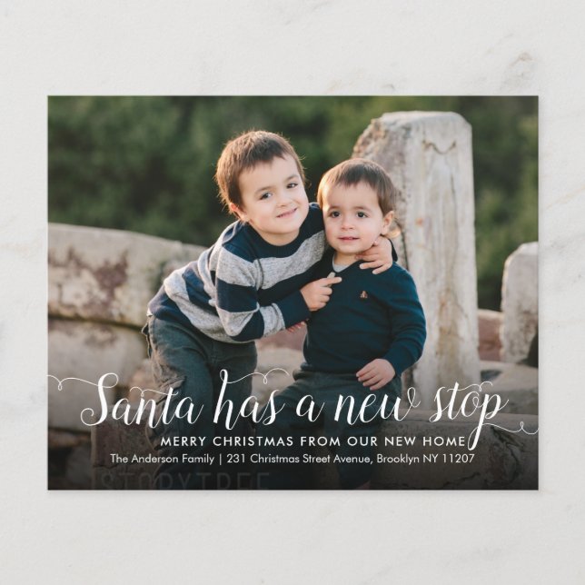 Budget Santa New Zuhause stoppen Foto Holiday Movi (Vorderseite)