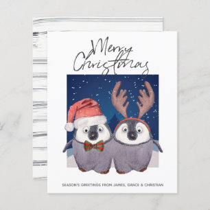BUDGET Santa Reindeer Weihnachtspenguin Couple