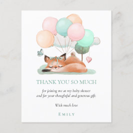 Budget Schlaffox Aquamarin Baby Dusche Vielen Dank