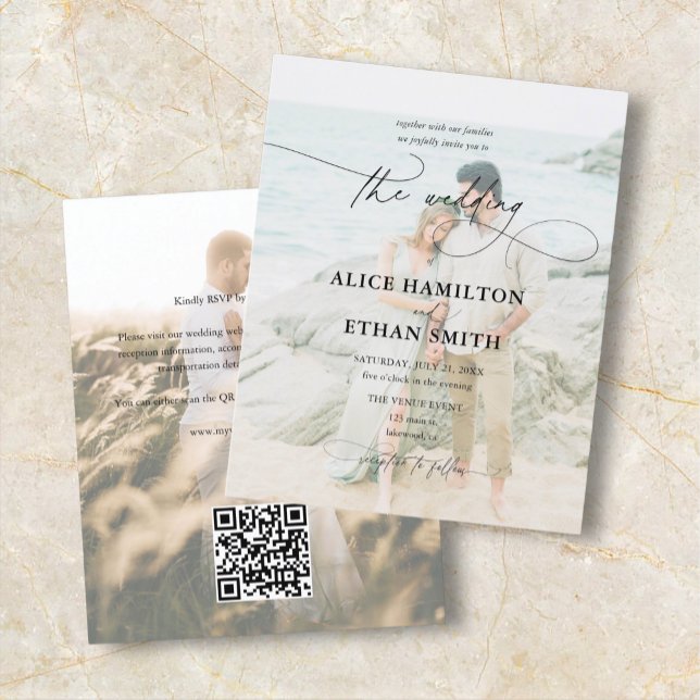 Budget Script Foto Hochzeit Einladung (Von Creator hochgeladen)