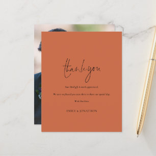 Budget Script Foto Terracotta Wedding Vielen Dank