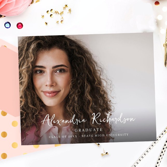 Budget Script Mod Name Foto Graduierung 2 Ankündig Flyer (Von Creator hochgeladen)