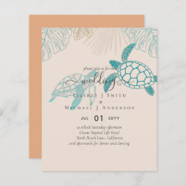 BUDGET Sea Turtles Hochzeit Moderne Kunst